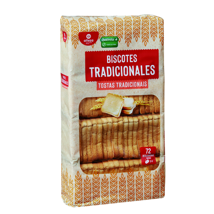 BISCOTE CLASICO ACEITE GIRASOL , 540 G ALTEZA