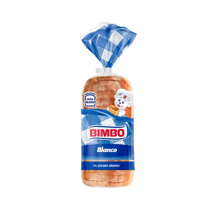 PAN DE MOLDE SANDWICH 0% AZUCAR AÑADIDO,430G BIMBO