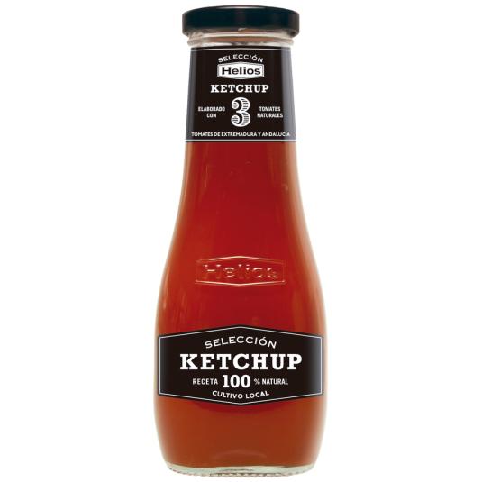 KETCHUP 100% NATURAL, 330G HELIOS