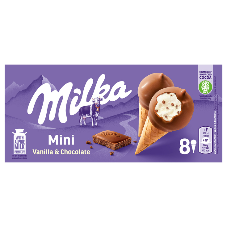 HELADO MINI CONOS MILKA MILKA