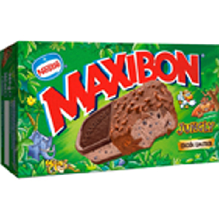 HELADO JUNGY SANDWICH CHOCOLATE CON GALLETAS AL CACAO MAXIBO