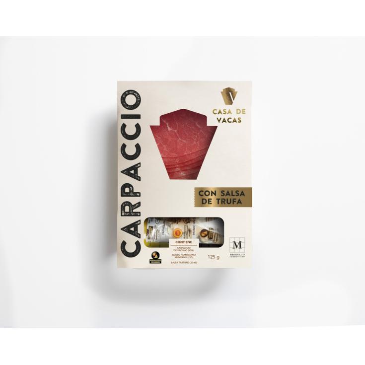 CARPACCIO DE VACUNO MARINADO, 125G CASA DE VACAS