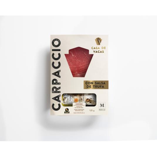 CARPACCIO DE VACUNO MARINADO, 125G CASA DE VACAS
