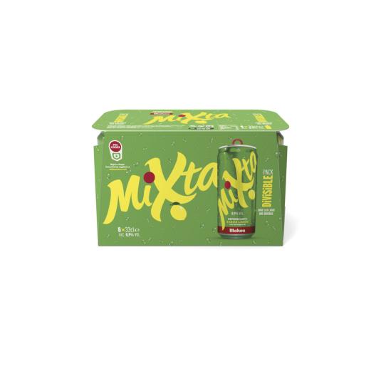 CERVEZA MIXTA, CAJA 8X33CL MAHOU