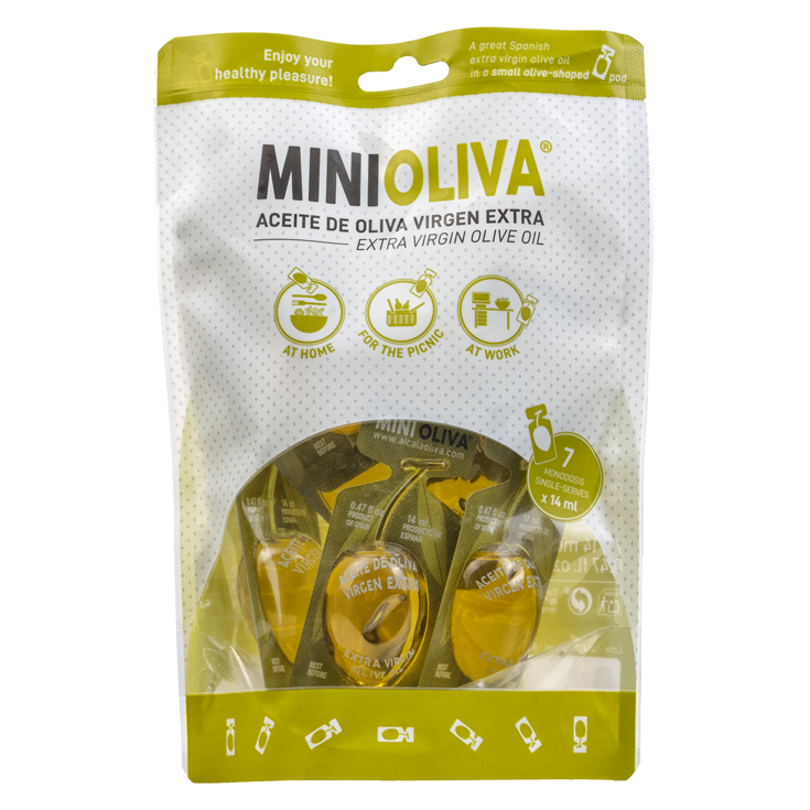 ACEITE DE OLIVA VIRGEN EXTRA, 98G MINIOLIVA
