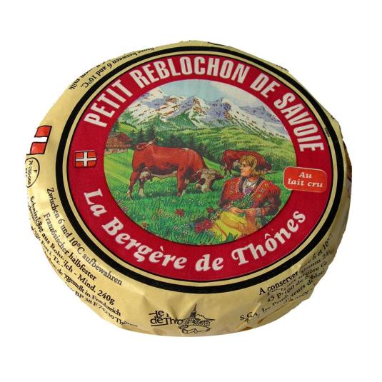 REBLOCHON DOP PETIT LECHE CRUDA 240G LA BERGÈRE DE THÔNES
