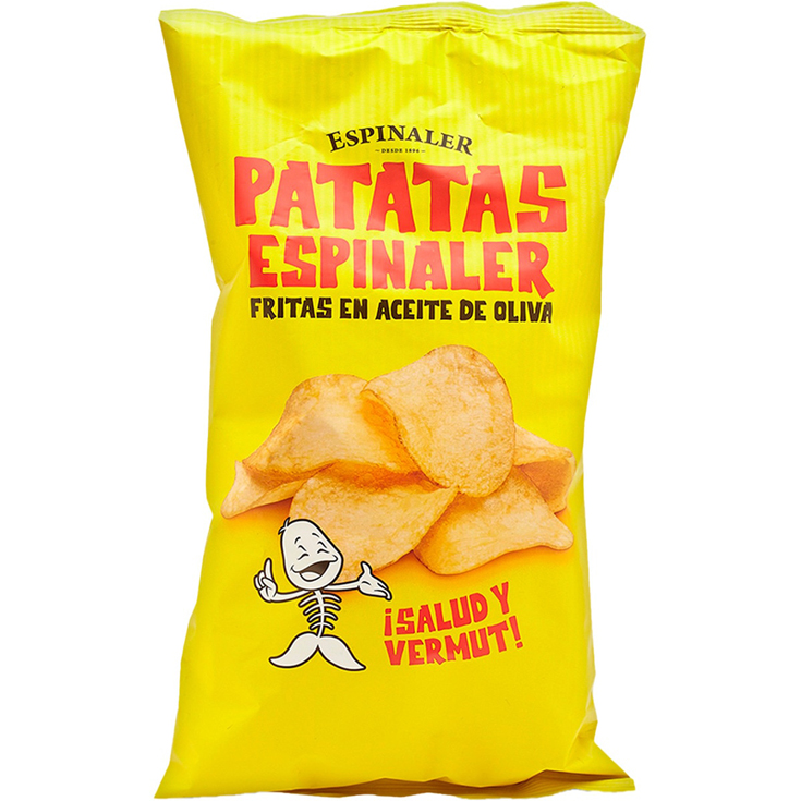 PATATAS FRITAS ACEITE OLIVA 150G ESPINALER
