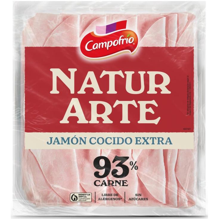 JAMON COCIDO 93% NATURARTE 120G CAMPOFRIO