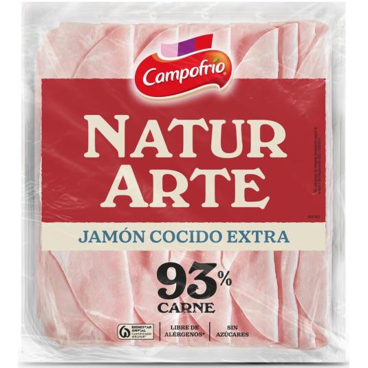 JAMON COCIDO 93% NATURARTE 120G CAMPOFRIO