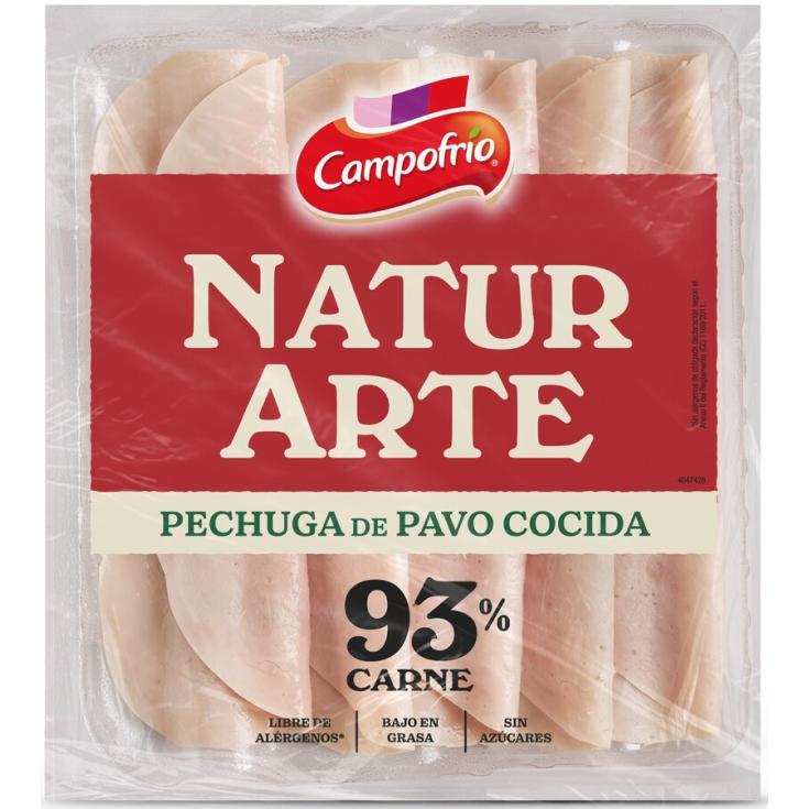 PECHUGA PAVO 93% NATURARTE LONCHAS 105G CAMPOFRIO