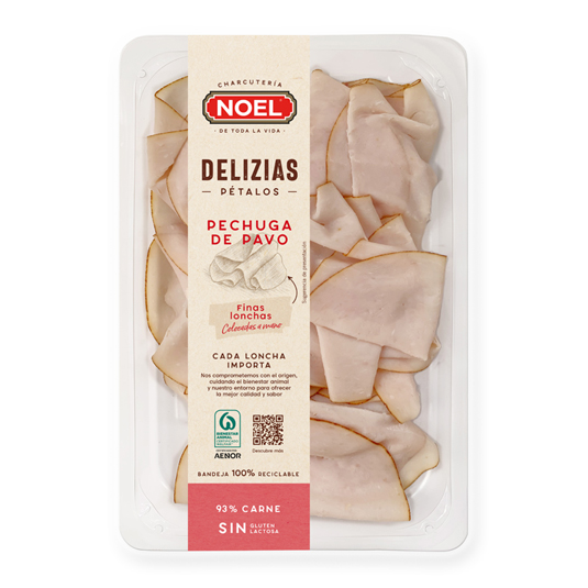 PETALOS PECHUGA DE PAVO 90G NOEL