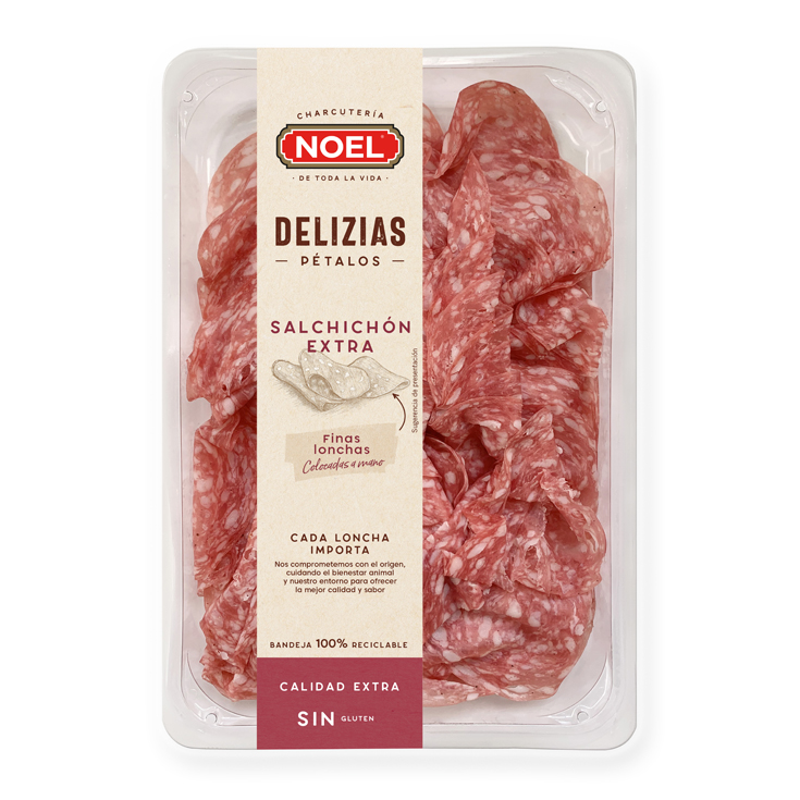 PETALOS DE SALCHICHON 90G NOEL