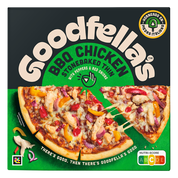 PIZZA DE POLLO A LA BARBACOA GOODFELLA,S