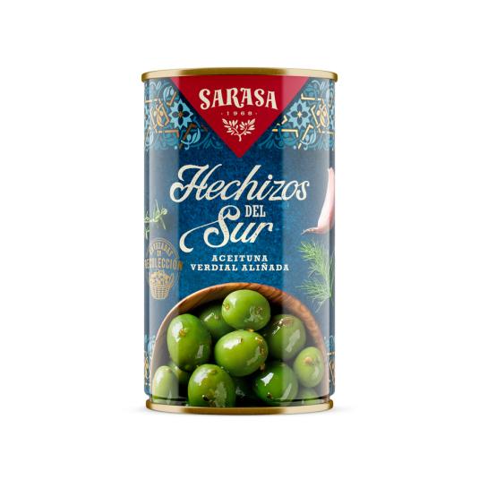 ACEITUNAS HECHIZOS DEL SUR, 185G SARASA