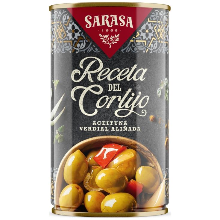 ACEITUNAS RECETA DEL CORTIJO, 150G SARASA