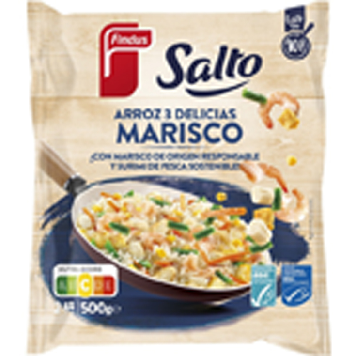 ARROZ 3 DELICIAS CON MARISCO FINDUS 