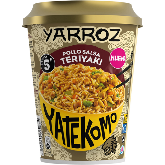 YATEKOMO YARROZ POLLO TERIYAKI,67G GALLINA BLANCA