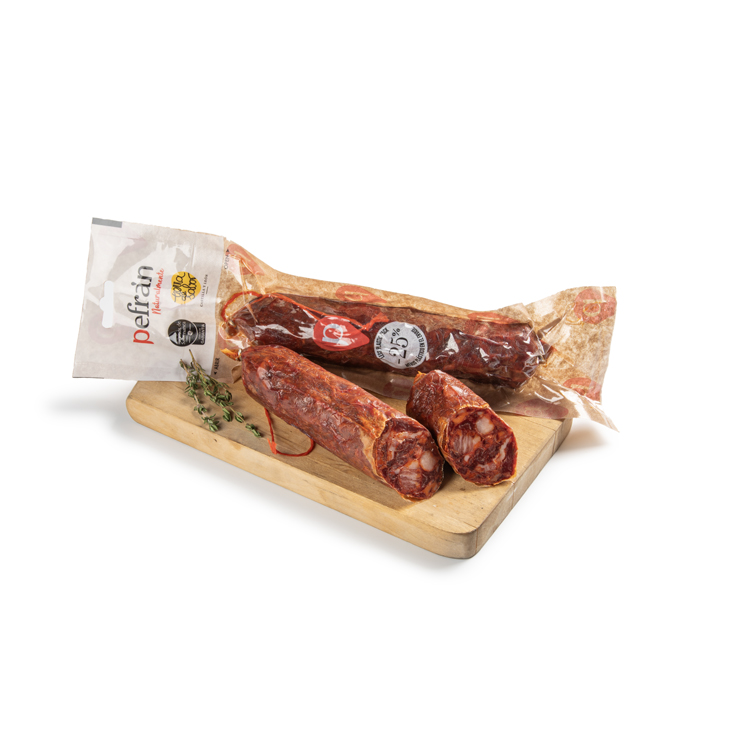 CHORIZO VELA EXTRA DE CERDO IBERICO, 225G PEFRAN