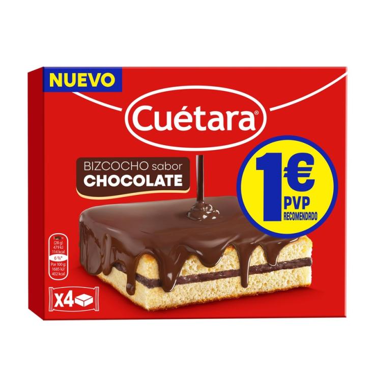 SANDWICH DE CHOCOLATE, 64G CUETARA