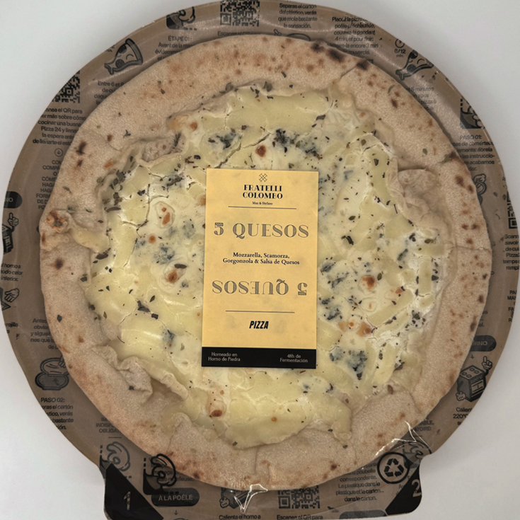 PIZZA 5 QUESOS 370G FRATELLI COLOMBO