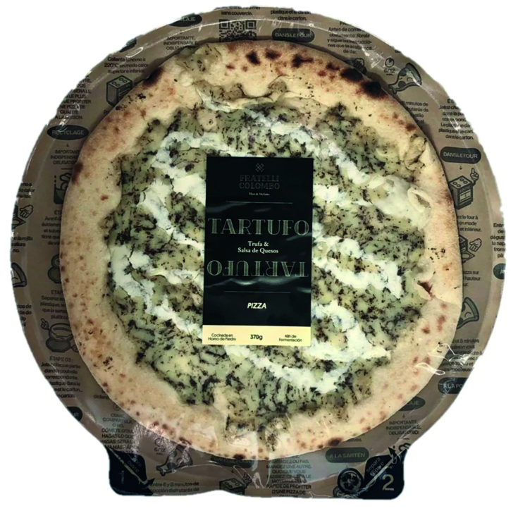 PIZZA TARTUFO Y SALSA DE QUESOS 370G FRATELLI COLOMBO
