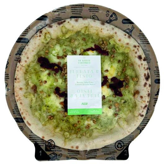 PIZZA BURRATA Y PESTO 370G FRATELLI COLOMBO