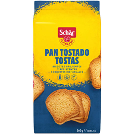 BISCOTES CRUJIENTES, 260G SCHAR