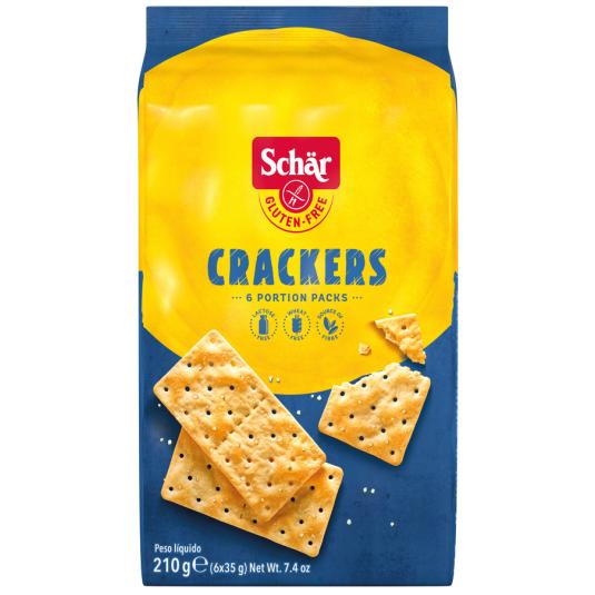 CRACKERS, 210G SCHAR