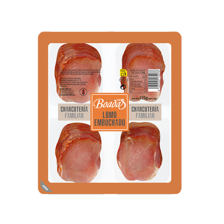 LOMO EMBUCHADO 4 X 31,25G BOADAS 1880