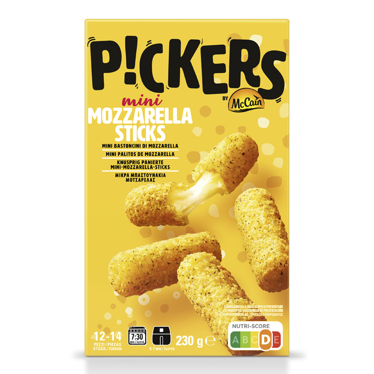 MINI MOZZARELLA STICKS, 6 UD 230 GR PICKERS