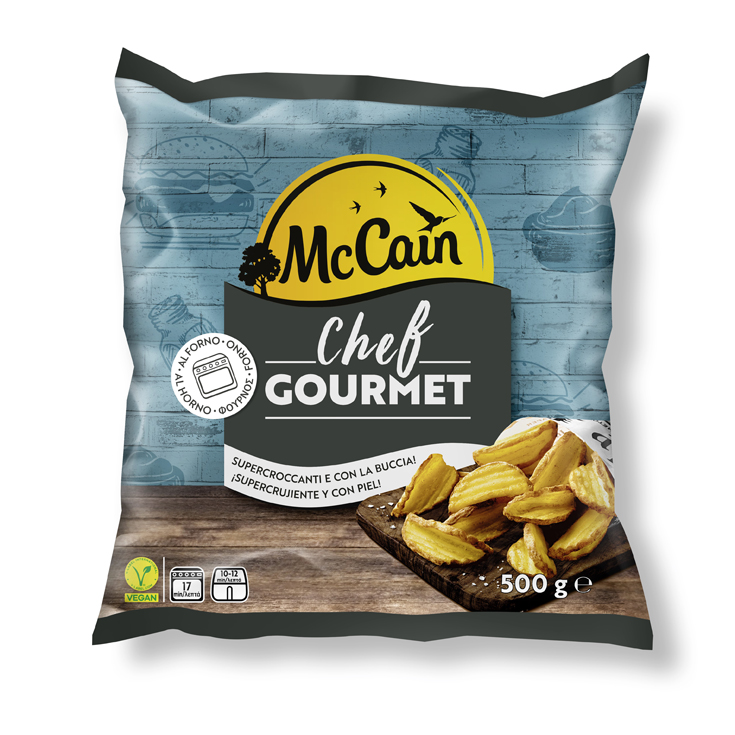 PATATAS CRUJIENTES CHEF GOURMET, 500G MCCAIN