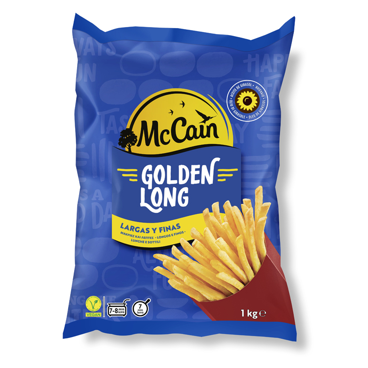 PATATAS CONGELADAS LARGA Y FINA GOLDEN LONG, 1KG MCCAIN