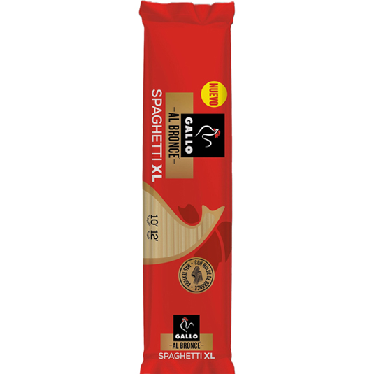 SPAGHETTI XL AL BRONCE, 450G GALLO