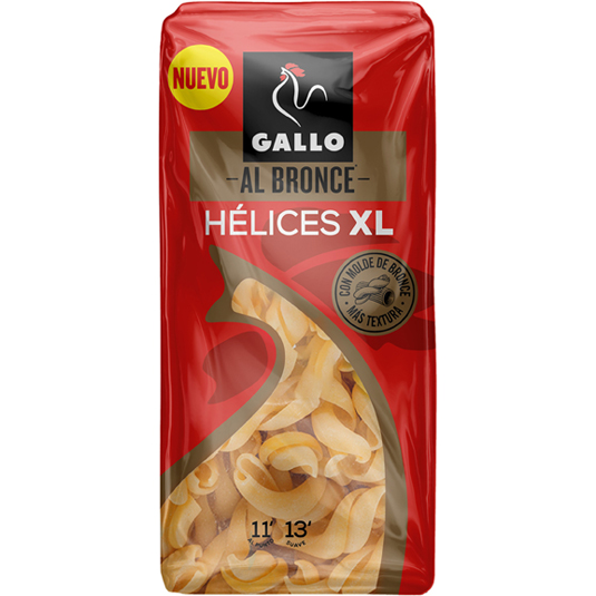 HELICES XL AL BRONCE, 450G GALLO