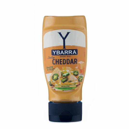 SALSA CHEDDAR, 250ML YBARRA