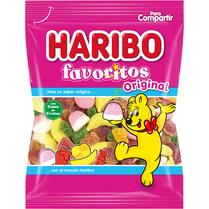 GOMINOLAS FAVORITOS RECUBIERTOS DE AZUCAR, 150G HARIBO