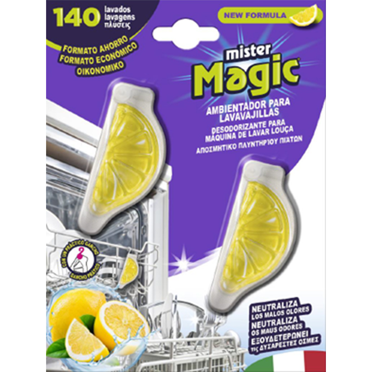 AMBIENTADOR LAVAVAJILLAS LIMONCINO MISTER MAGIC