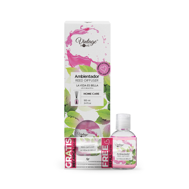 AMBIENTADOR TIPO MIKADO LA VITA E BELLA, 100+50 ML GRATIS VI