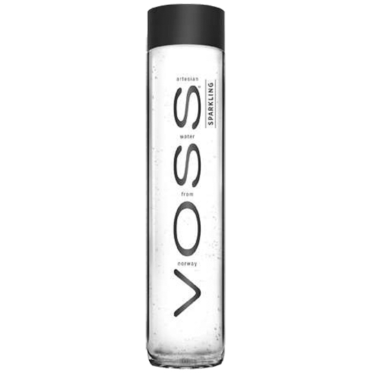 AGUA CON GAS, 800 ML VOSS