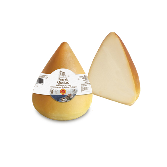 QUESO SAN SIMON DOP MEDIA PIEZA 480G PAZO DO QUEIXO