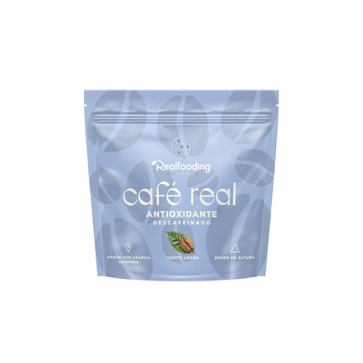 CAFÉ MOLIDO DESCAFEINADO 250G REAL FOODING
