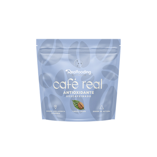 CAFÉ MOLIDO DESCAFEINADO 250G REAL FOODING