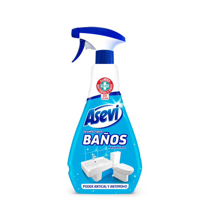 DESINFECTANTE PARA BAÑOS ANTICAL SPRAY, 720 ML ASEVI
