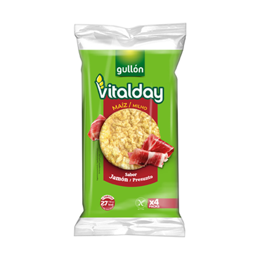 TORTITAS DE MAIZ JAMON, 103G GULLON