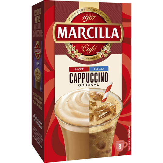 CAFE SOLUBLE CAPPUCCINO, 142G MARCILLA