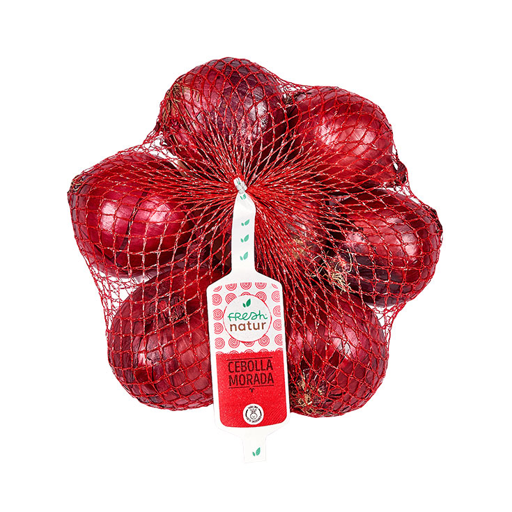 CEBOLLA ROJA MALLA, 500G FRESH NATUR