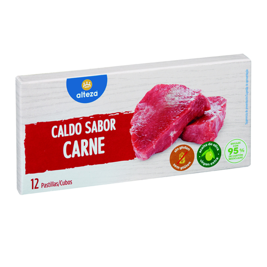 CALDO CARNE ALTEZA, 12 PASTILLAS ALTEZA
