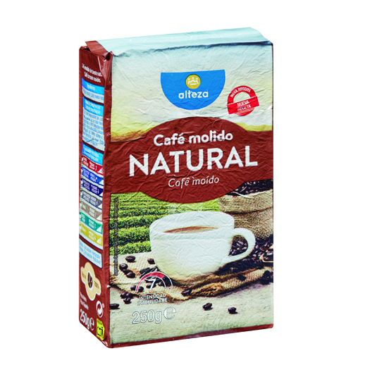 CAFE MOLIDO NATURAL, 250G ALTEZA