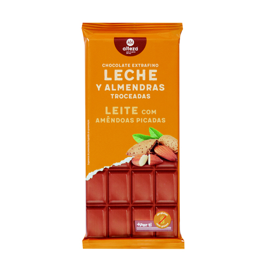 CHOCOLATE EXTRAFINO ALMENDRAS, 150G ALTEZA