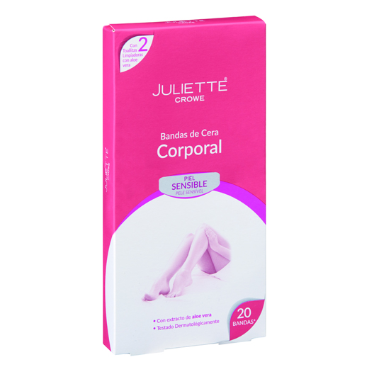 BANDAS DEPILAR CORPORAL, 20 UNIDADES CROWE